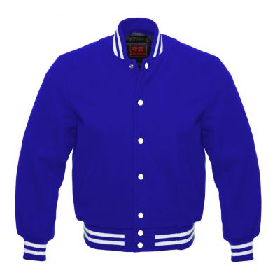 Varsity Classic jacket Royal-White trims